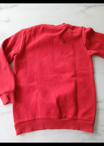 LC Waikiki 4-5 Kırmızı Baskılı Sweatshirt - Görsel 5