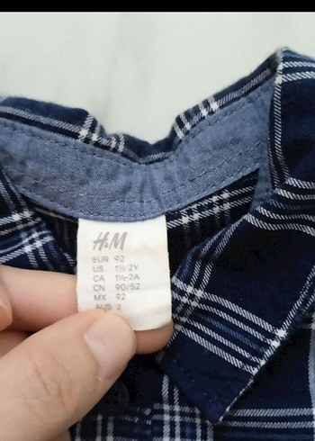H&M 2-4 Yaş Gömlek - Görsel 3