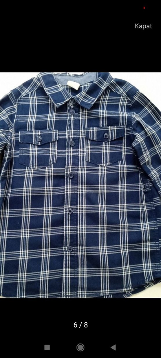 H&M 2-4 Yaş Gömlek - Görsel 5