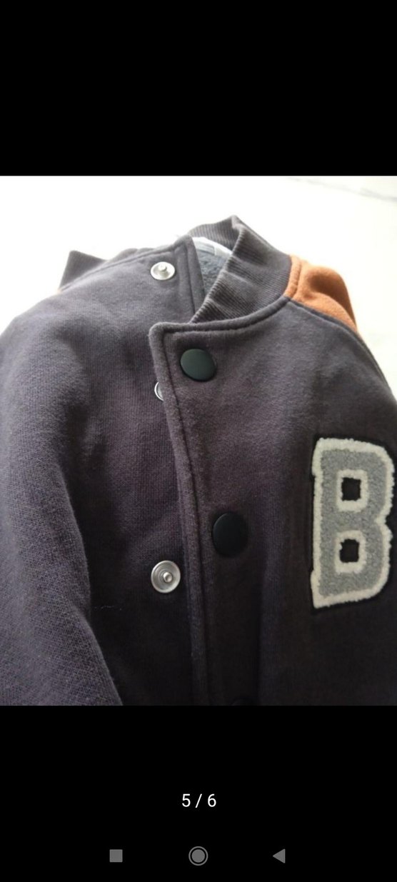 H&M 4-6 Erkek Çocuk Beyzbol Hırka - Görsel 5