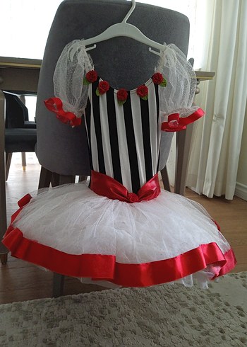 Kız Çocuk Kostümü 6 Yaş - Görsel 8