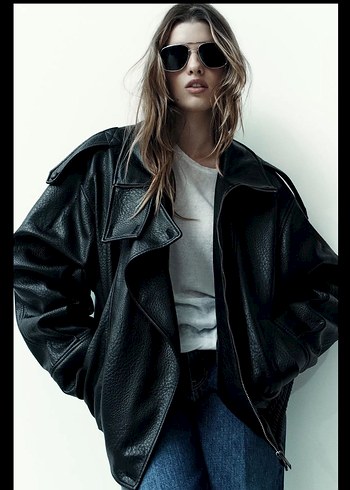 Zara trend deri ceket