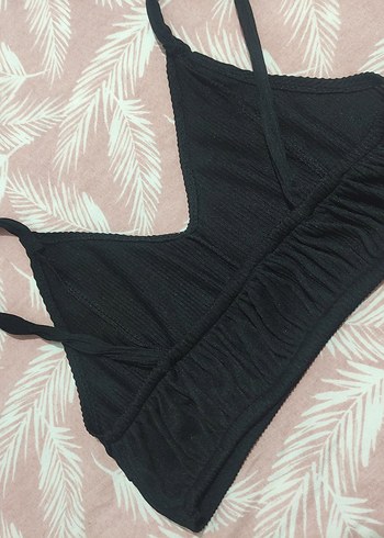 Siyah Sporcu Bralet bikini takım - Görsel 4