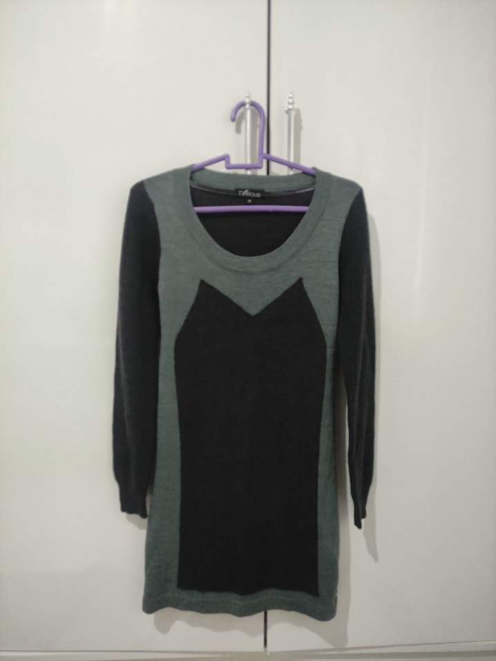 Triko Kadın Kazak elbise - Görsel 2