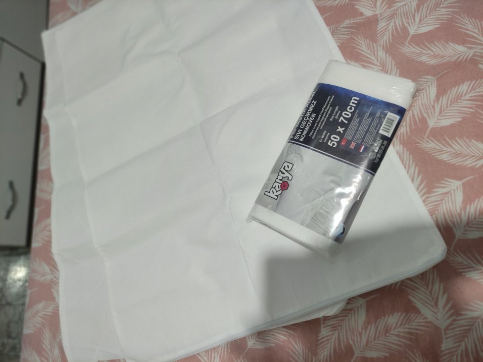 50x70 cm Beyaz Yastık Alezi - Görsel 3