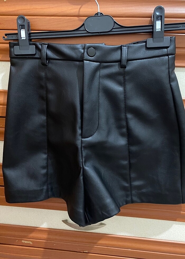 Deri şort - Görsel 3