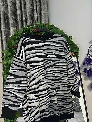 Diğer Zebra desen kazak