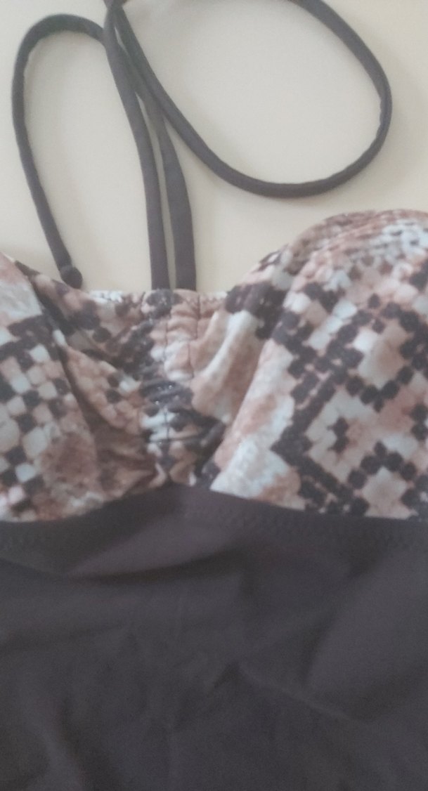 Baskılı Askılı Kadın Mayo. - Görsel 2