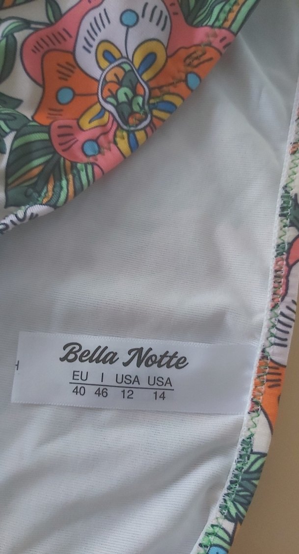 Çiçek Desenli Bikini. - Görsel 4