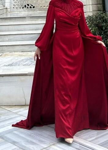 Kırmızı abiyeler abiye  - Görsel 3