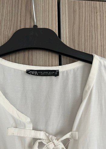 Beyaz Uzun Keten Bohem Elbise - Görsel 3