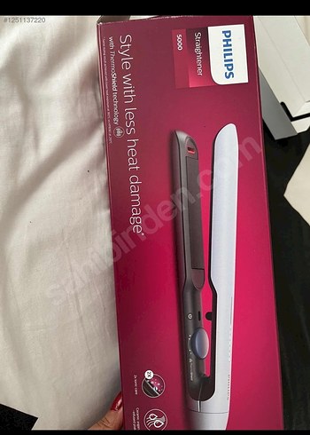 Philips Saç Düzleştirici Beyaz-Gri