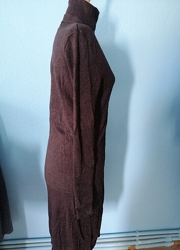 Triko kendinden hırkalı elbise - Görsel 2