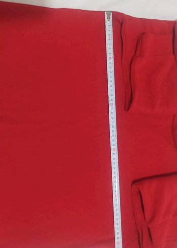 Kırmızı Bisiklet Yaka Polar Sweatshirt - Görsel 3