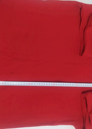 Kırmızı Bisiklet Yaka Polar Sweatshirt - Görsel 4