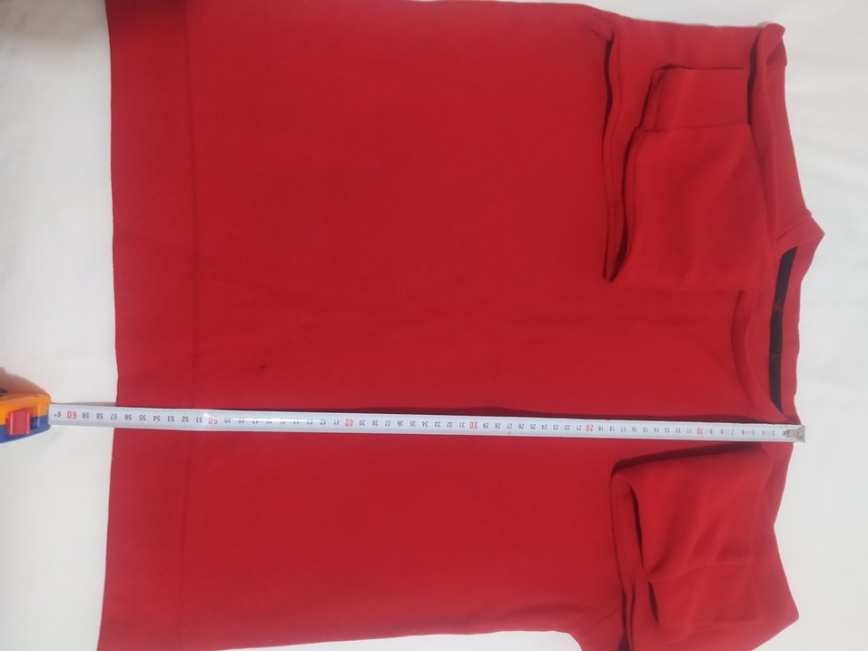 Kırmızı Bisiklet Yaka Polar Sweatshirt - Görsel 4