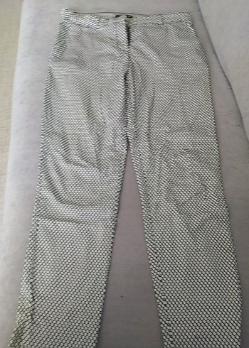 Gri Kadın Pilili Kumaş Pantolon