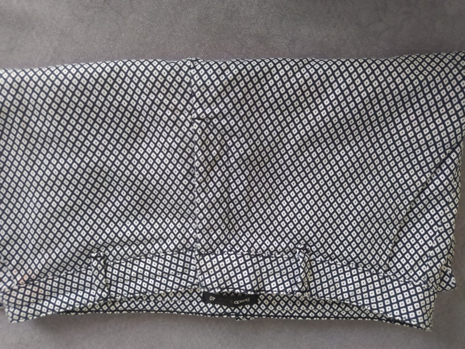 Gri Kadın Pilili Kumaş Pantolon - Görsel 3