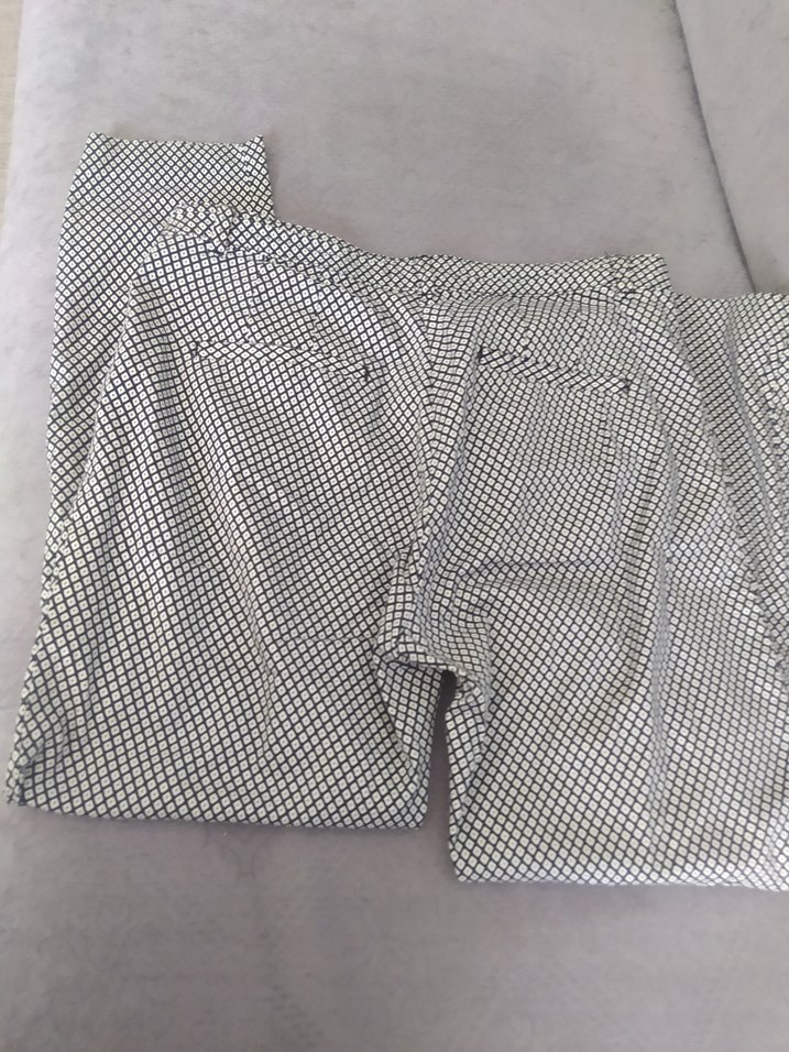 Gri Kadın Pilili Kumaş Pantolon - Görsel 2