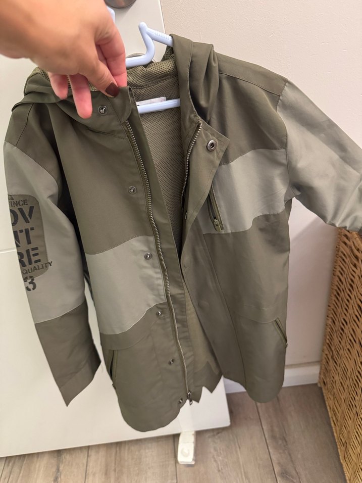 Erkek Çocuk Kamuflaj Desenli Streetwear Mont - Görsel 2