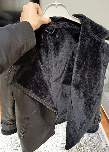 HAKİKİ DERİ İçi Kürrkklü Kaban - Görsel 7