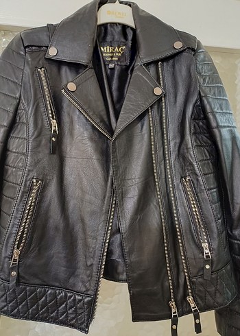 MİRAÇ ( LEATHER & FUR )%100 Gerçek Deri Ceket - Görsel 2