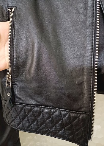 MİRAÇ ( LEATHER & FUR )%100 Gerçek Deri Ceket - Görsel 8