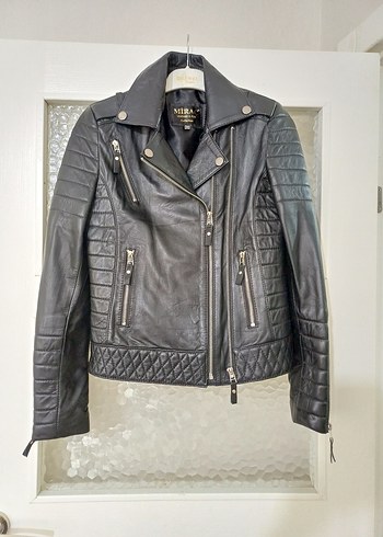 MİRAÇ ( LEATHER & FUR )%100 Gerçek Deri Ceket - Görsel 5