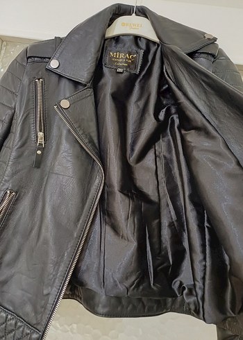 MİRAÇ ( LEATHER & FUR )%100 Gerçek Deri Ceket - Görsel 3