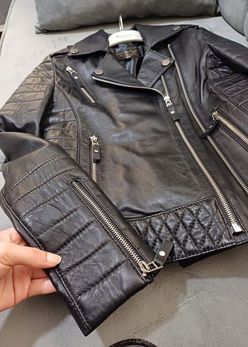MİRAÇ ( LEATHER & FUR )%100 Gerçek Deri Ceket - Görsel 7