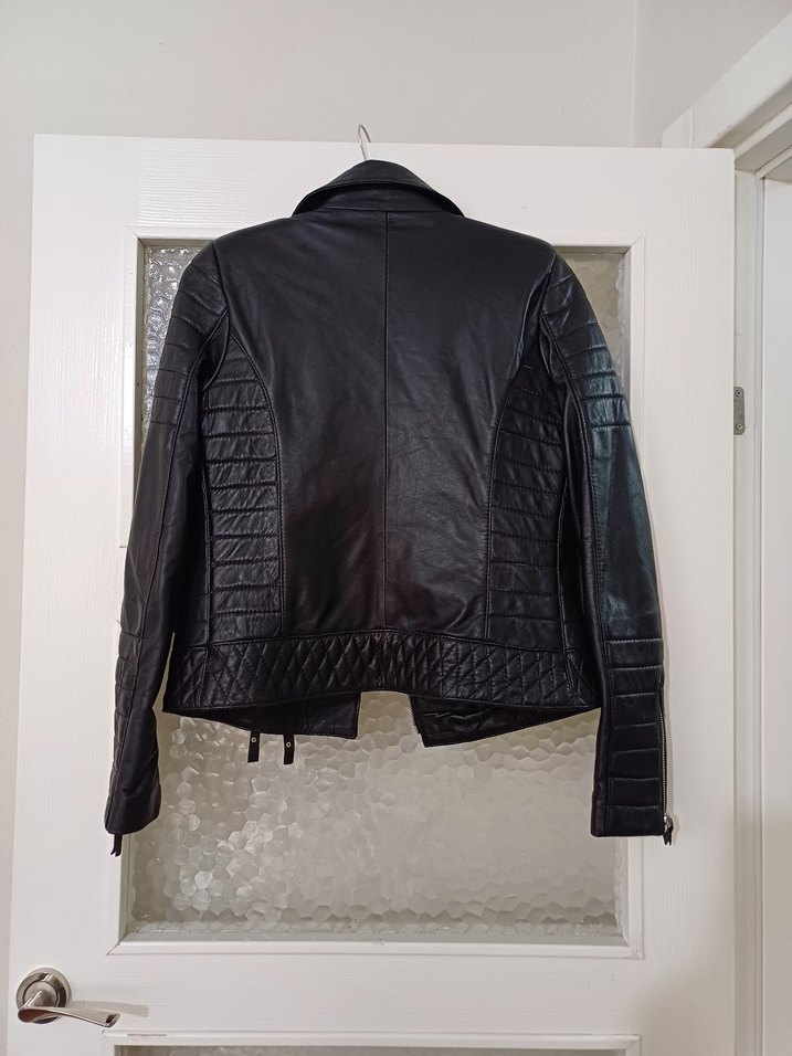 MİRAÇ ( LEATHER & FUR )%100 Gerçek Deri Ceket - Görsel 4