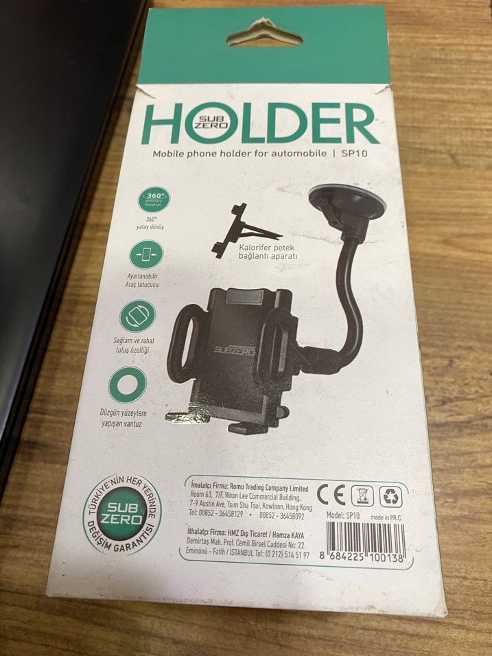 360° Dönerli Araç Telefon Tutucu - Görsel 2