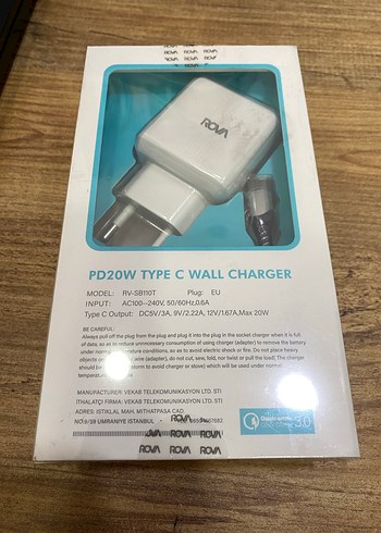 ROVA 20W Beyaz Hızlı Şarj Cihazı - Görsel 2