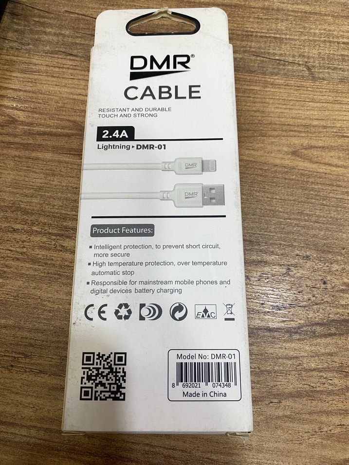 DMR 1 Metre Lightning Şarj Kablosu 2.4A - Görsel 2