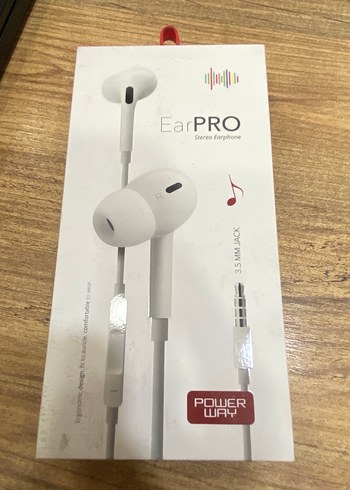 Beyaz EarPRO Stereo Kulaklık - Görsel 2