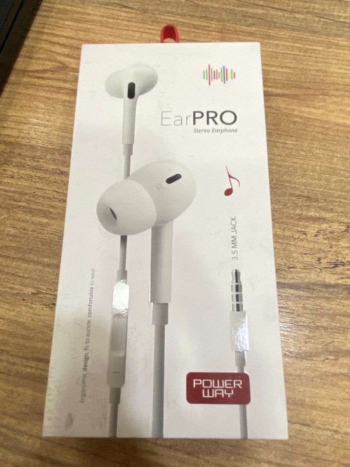 Beyaz EarPRO Stereo Kulaklık - Görsel 2