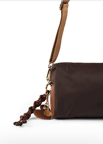 Bej Deri Kadın Çanta - Görsel 4