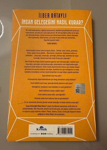 İnsan Kendini Geleceğini Nasıl Kurar? - İlber Ortaylı