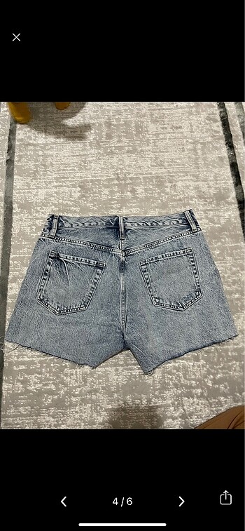 40 Beden mavi Renk Frame Denim kot şort