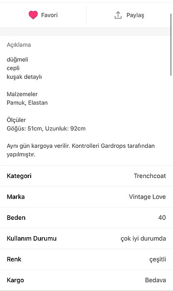 40 Beden lacivert Renk Trençkot
