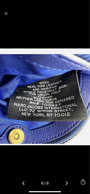 Beden Orijinal marc jacobs çanta