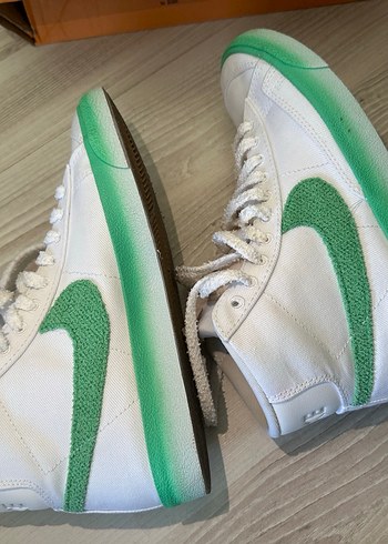 Nike Beyaz Yeşil Kadın Spor Ayakkabı sneaker - Görsel 4