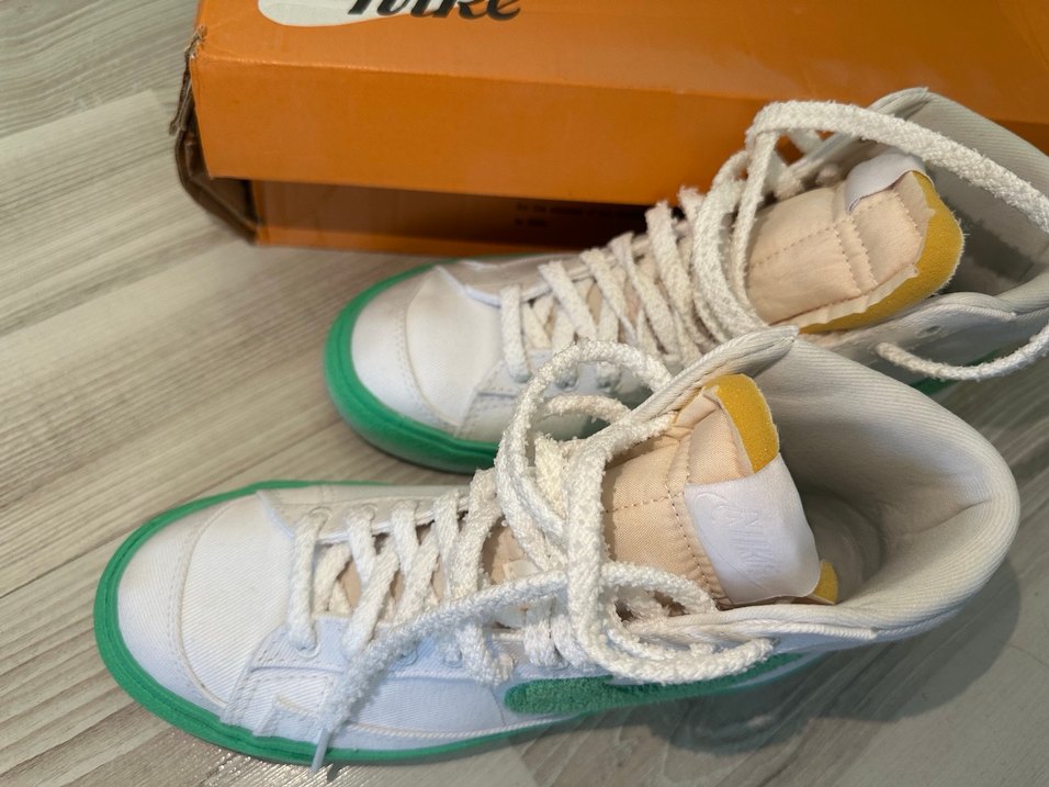 Nike Beyaz Yeşil Kadın Spor Ayakkabı sneaker - Görsel 3