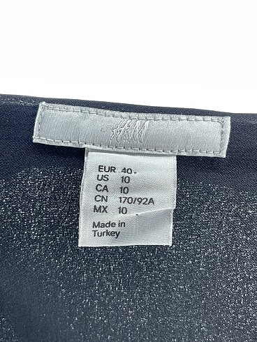 40 Beden siyah Renk H&M Kısa Elbise %70 İndirimli.