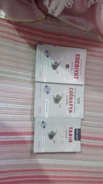 Limit yayınları Edebiyat, Tarih, Coğrafya el kitapları 