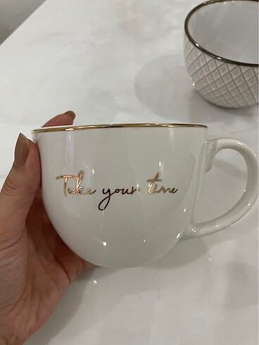 Beden H&M model gold detaylı kupa