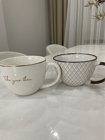 H&M Home H&M model gold detaylı kupa