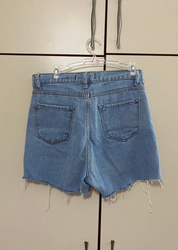 Diğer Kadın Mavi Loose Fit Mini Denim Şort