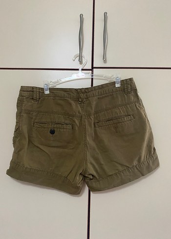H&M Haki Düşük Bel Hippie Vintage Sort