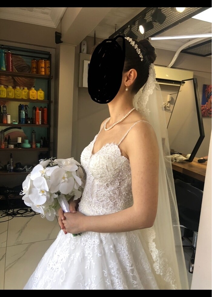 Aysira 2023 model helen gelinlik - Görsel 4